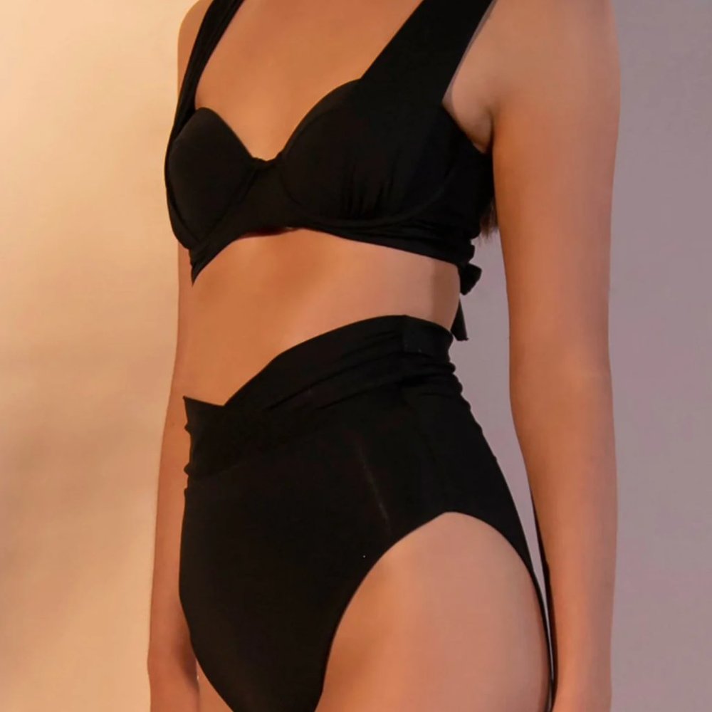 BRAND NEW with tags - Ancora black bikini